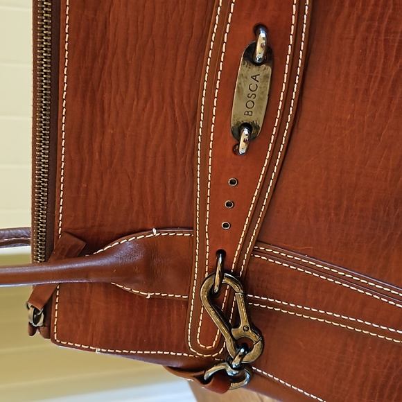 Bosca Leather Women's Satchel - Picture 2 of 16